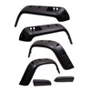 6 Piece All Terrain Fender Flare Kit, 6 inch; 87-95 Jeep Wrangler YJ