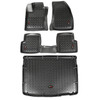 Floor Liners, Kit, Black; 14-16 Jeep Renegade BU
