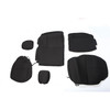 Neoprene Rear Seat Cover, Black; 07-16 Jeep Wrangler JKU