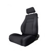 Ultra Front Seat, Reclinable, Black Denim; 97-06 Jeep Wrangler TJ