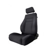 Ultra Front Seat, Reclinable, Black Denim; 84-01 Jeep Cherokee XJ