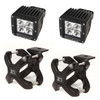 X-Clamp and Square LED Light Kit, Small, Black, 2 Pieces X-Clamp and Square LED Light Kit, Small, Black, 2 Pieces