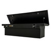 71in Low Profile Crossover Truck Tool Box with Rail - Deep - Matte Black KS71LPRLMB