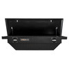 60in Jeep Gladiator Low Profile Crossover Truck Tool Box with Rail Matte Black S60LPBLRLMB
