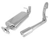 Cat Back Exhaust System, Stainless Steel ; 00-06 Jeep Wrangler TJ