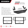 3100 Series StepGuard - Center Grille + Brush Guards 3176MT
