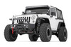 Front Stealth Stubby Winch Bumper w/ Hoop & Chrome Series LED Lights 11825