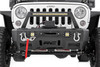 Front Stealth Stubby Winch Bumper w/ Hoop & Chrome Series LED Lights 11825