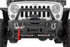 Front Stealth Stubby Winch Bumper w/ Hoop & Black Series LED Lights 11826