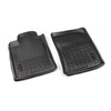 Floor Liners, Front, Black; 10-13 Toyota 4Runner