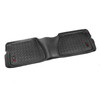 Floor Liners, Rear, Black; 12-16 Toyota Tundra