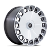Asanti Black ABL-45 ARISTOCRAT 20X10.5 GLOSS PLATINUM WITH BRIGHT MACHINED FACE 5X115/120 - AB045AD20052018