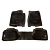 All Terrain Floor Liner Kit, Black; 07-11 GM Extended Cab Trucks