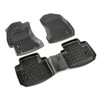 Floor Liners, Front/Rear, Black; 14-16 Subaru Forester