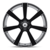 Asanti Black ABL-15 APOLLO 22X9 SATIN BLACK MILLED 5X115 - ABL15-22901515BM