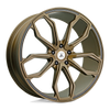 Asanti Black ABL-19 ATHENA 20X10 SATIN BRONZE BLANK - ABL19-20100025BR