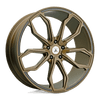 Asanti Black ABL-19 ATHENA 20X8.5 SATIN BRONZE BLANK - ABL19-20850020BR