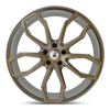 Asanti Black ABL-19 ATHENA 22X9 SATIN BRONZE BLANK - ABL19-22900032BR