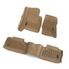 Floor Liners, Kit, Tan; 14-16 GM Crew Cab Pickup