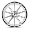 Asanti Black ABL-20 ARIES 22X10.5 BRUSHED SILVER BLANK - ABL20-22050035SL