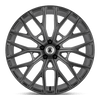 Asanti Black ABL-21 LEO 20X9 MATTE GRAPHITE BLANK - ABL21-20900035MG