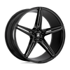 Asanti Black ABL-22 ALPHA 5 20X8.5 GLOSS BLACK MILLED 5X120 - ABL22-20855238BK