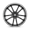 Asanti Black ABL-23 SIGMA 20X9 GLOSS BLACK CHROME LIP 5X112 - ABL23-20905625BK