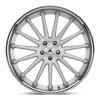 Asanti Black ABL-24 BETA 20X9 BRUSHED SILVER CHROME LIP BLANK - ABL24-20900015SL