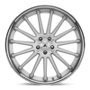 Asanti Black ABL-24 BETA 22X9 BRUSHED SILVER CHROME LIP 5X112 - ABL24-22905632SL