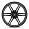 Asanti Black ABL-25 ALPHA 6 22X10 GLOSS BLACK MILLED 6X5.5 - ABL25-22106230BK