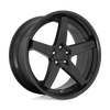 Asanti Black ABL31 REGAL 22X9 SATIN BLACK GLOSS BLACK LIP 5X115 - ABL31-22901515SB