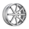 Asanti Black ABL-32 KAISER 22X9.5 BRUSHED SILVER CHROME LIP 5X120 - ABL32-22952430