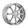 Asanti Black ABL-32 KAISER 20X9 BRUSHED SILVER CHROME LIP 6X135 - ABL32-29063430