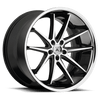 Asanti Black ABL-5 ALTAIR 20X10 MACHINED FACE SS LIP 5X112 - ABL5-20105645MS