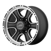American Racing AR902 15X7 SATIN BLACK MACHINED 6X5.5 - AR90257068700