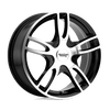 American Racing AR919 ESTRELLA 2 17X7.5 GLOSS BLACK MACHINED 5X110/115 - AR91977521345