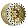 Black Rhino PRIMM BEADLOCK 17X8.5 MATTE GOLD W/ MACHINED RING 6X135 - 1785PRM006135L87