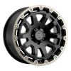 Black Rhino RAZORBACK 17X9 MATTE BLACK W/ MACHINED DARK TINT LIP 5X5.0 - 1790RAZ-25127M71