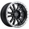 Black Rhino TANAY 17X9 MATTE BLACK W/ MATTE GRAPHITE LIP 6X5.5 - 1790TNY-26140G12