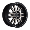 Black Rhino TANAY 17X9 MATTE BLACK W/ MACHINED FACE & DARK MATTE TINT 8X170 - 1790TNY-28170M25