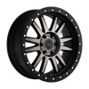 Black Rhino TANAY 18X8 MATTE BLACK W/ MACHINED FACE & DARK MATTE TINT 5X120 - 1880TNY325120M76
