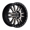 Black Rhino TANAY 18X8 MATTE BLACK W/ MACHINED FACE & DARK MATTE TINT 6X5.5 - 1880TNY556140M93