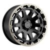 Black Rhino RAZORBACK 18X9 MATTE BLACK W/ MACHINED DARK TINT LIP 6X135 - 1890RAZ126135M87