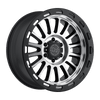 Black Rhino TAUPO 18X9 MATTE BLACK W/ MATTE MACHINED FACE 8X6.5 - 1890TAP-28165F22