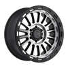Black Rhino TAUPO 18X9 MATTE BLACK W/ MATTE MACHINED FACE 8X6.5 - 1890TAP-28165F22