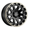 Black Rhino RAZORBACK 20X12 MATTE BLACK W/ MACHINED DARK TINT LIP 6X5.5 - 2012RAZ-46140M12