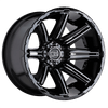 Black Rhino RAMPAGE 20X9.5 GLOSS BLACK 6X5.5 - 2095RPG-86140R12