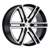 Black Rhino TIMBVATI 22X10 GLOSS BLACK W/ MIRROR CUT FACE 6X135 - 2210TBV306135B87