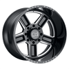 Black Rhino CANON 24X14 GLOSS BLACK W/ MILLED SPOKES 8X170 - 2414CAN-68170B25 Black Rhino CANON 24X14 GLOSS BLACK W/ MILLED SPOKES 8X170 - 2414CAN-68170B25