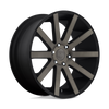 DUB 1PC S121 SHOT CALLA 22X9.5 MATTE BLACK DOUBLE DARK TINT 6X5.5 - S121229584+20